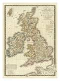 Iles Britanniques, c.1828 Kunst av Adrien Hubert Brue