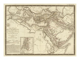Geographie des Hebreux, c.1821 Posters av Adrien Hubert Brue