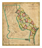 State of Georgia, c.1827 Posters by Robert Desilver