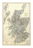 Composite: Scotland, c.1861 Print by Alexander Keith Johnston