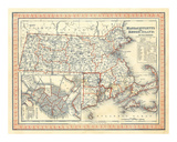 Massachusetts, Rhode Island, c.1846 Prints by Henry S. Tanner