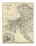 Austria West, c.1861 Print by Alexander Keith Johnston