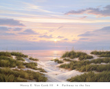 Pathway to the Sea Prints by Henry Von Genk