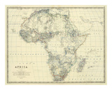 Africa, c.1861 Poster von Alexander Keith Johnston