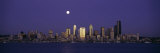Skyscrapers at the Waterfront, Elliott Bay, Seattle, King County, Washington State, USA Photographic Print by  Panoramic Images