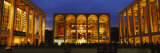 Entertainment Building Lit Up at Night, Lincoln Center, Manhattan, New York City Fotografie-Druck von  Panoramic Images