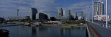 Reflection of Buildings in a River, Danube River, Vienna International Center, Vienna, Austria Photographic Print by  Panoramic Images