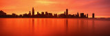 Illinois, Chicago, Sunset Photographic Print by  Panoramic Images
