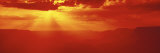 Clouds over a Landscape at Sunset, Grand Canyon, Grand Canyon National Park, Arizona, USA Lámina fotográfica por Panoramic Images
