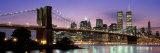 Brooklyn Bridge New York Ny, USA Photographic Print by  Panoramic Images
