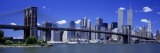 Brooklyn Bridge Skyline New York City Ny, USA Fotografisk trykk av Panoramic Images Brooklyn Bridge Skyline New York City Ny, USA Fotografisk trykk av Panoramic Images