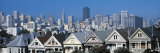 Victorian Houses Steiner Street, San Francisco, CA, USA Photographie par  Panoramic Images
