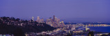 City Skyline at Dusk, Seattle, King County, Washington State, USA Photographic Print by  Panoramic Images