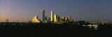 City Skyline at Dusk, Dallas, Texas, USA Photographic Print by  Panoramic Images