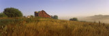 Barn in a Field, Iowa County, Wisconsin, USA Fotografie-Druck von  Panoramic Images