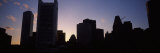 Silhouette of Skyscrapers, Fan Pier, Boston, Suffolk County, Massachusetts, USA Photographic Print by  Panoramic Images