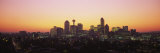 Buildings Lit Up at Dusk in a City, Calgary, Alberta, Canada Photographic Print by  Panoramic Images