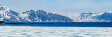 Ship in a Fjord, Bellsund Fjord, Spitsbergen, Svalbard Islands, Norway Photographic Print by  Panoramic Images