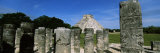 Ruins with Pyramid in the Background, Chichen Itza, Yucatan Peninsula, Mexico Reprodukcja zdjęcia autor Panoramic Images Ruins with Pyramid in the Background, Chichen Itza, Yucatan Peninsula, Mexico Reprodukcja zdjęcia autor Panoramic Images
