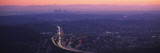 Aerial View of Los Angeles at Dusk, Glendale, California, USA Photographic Print by  Panoramic Images