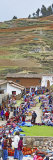 Group of People in a Market, Chinchero Market, Andes Mountains, Urubamba Valley, Cuzco, Peru Photographic Print by  Panoramic Images