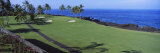 Golf Course at the Oceanside, Kona Country Club Ocean Course, Kailua Kona, Hawaii, USA Photographic Print by  Panoramic Images