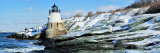 Lighthouse Along the Sea, Castle Hill Lighthouse, Narraganset Bay, Newport, Rhode Island, USA Photographic Print by  Panoramic Images