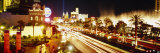 Buildings in a City Lit Up at Night, Las Vegas, Nevada, USA Photographic Print by Panoramic Images