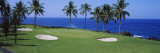 Golf Course at the Oceanside, Kona Country Club Ocean Course, Kailua Kona, Hawaii, USA Fotografie-Druck von  Panoramic Images