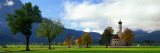 Church with Fall Landscape Bavaria Germany Photographic Print by  Panoramic Images