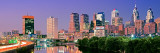 Us, Pennsylvania, Philadelphia Skyline, Night Photographic Print by  Panoramic Images