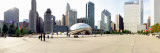 Buildings in a City, Millennium Park, Chicago, Illinois, USA Photographic Print by  Panoramic Images