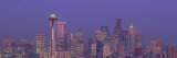 Twilight Skyline Seattle, WA, USA Photographic Print by  Panoramic Images