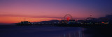 Santa Monica Pier at Dusk, Santa Monica, California, USA Photographic Print by  Panoramic Images