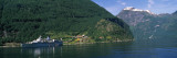 Cruise Ship in the Fjord, Geiranger Fjord, Geiranger, More Og Romsdal, Norway Lámina fotográfica por Panoramic Images Cruise Ship in the Fjord, Geiranger Fjord, Geiranger, More Og Romsdal, Norway Lámina fotográfica por Panoramic Images