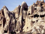 Cliff Dwellings, Uchisar Castle, Uchisar, Goreme, Cappadocia, Turkey Photographic Print Cliff Dwellings, Uchisar Castle, Uchisar, Goreme, Cappadocia, Turkey Photographic Print