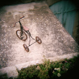High Angle View of a Tricycle, France Lámina fotográfica