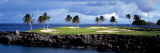 Golf Course at the Seaside, Hawaii, USA Fotografie-Druck von  Panoramic Images