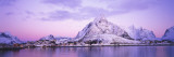 Mountains Along a Sea Side, Reine, Lofoten, Nordland County, Norway Photographic Print by  Panoramic Images