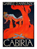 Film Poster for "Cabiria" Reproduction procédé giclée par Ippolito Caffi