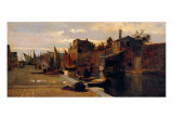 Canal of the Venetian Lagoon Giclee Print by Pietro Fragiacomo