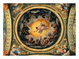 The Vision of St John the Evangelist, the Evangelists and the Doctors of the Church Giclee Print by Cesare Tallone