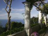 Balcony Overlooking the Sea, Villa San Michele, Capri, Naples, Campania, Italy Photographic Print