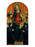Madonna and Child with Nuns and Playing Angels Giclee Print by Gaetano Previati