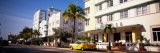 Car Parked in Front of a Hotel, Miami, Florida, USA Photographic Print by  Panoramic Images