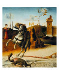 Crowning of the Virgin. Pesaro Altarpiece Giclée-tryk af Giusto De' Menabuoi