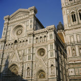Low Angle View of a Cathedral, Duomo Santa Maria Del Fiore, Florence, Italy Photographic Print