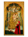Enthroned Madonna and Child Between Angels and the Donor Wydruk giclee autor Lorenzo Lotto Enthroned Madonna and Child Between Angels and the Donor Wydruk giclee autor Lorenzo Lotto