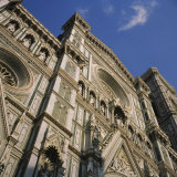 Low Angle View of a Cathedral, Duomo Santa Maria Del Fiore, Florence, Italy Photographic Print