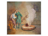 Esau Selling His Birthright for a Lentil Plate Giclée-Druck von Marcello Dudovich